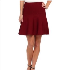 Red BCBGMAXAZRIA skirt
